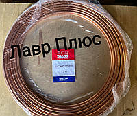 Мідна труба 1/4 (6,35 / 0,76 мм) бухта 15 м. Halcor, Греція