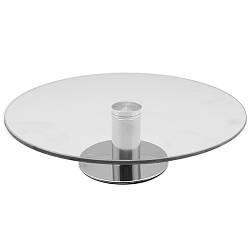 Підставка крутна скляна Stenson 30 см