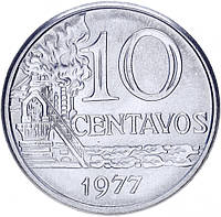 Бразилия 10 сентаво 1977 UNC