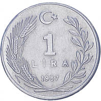 Турция 1 лира 1987 UNC