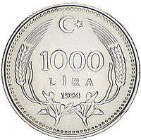 Турция 1000 лир 1994 UNC