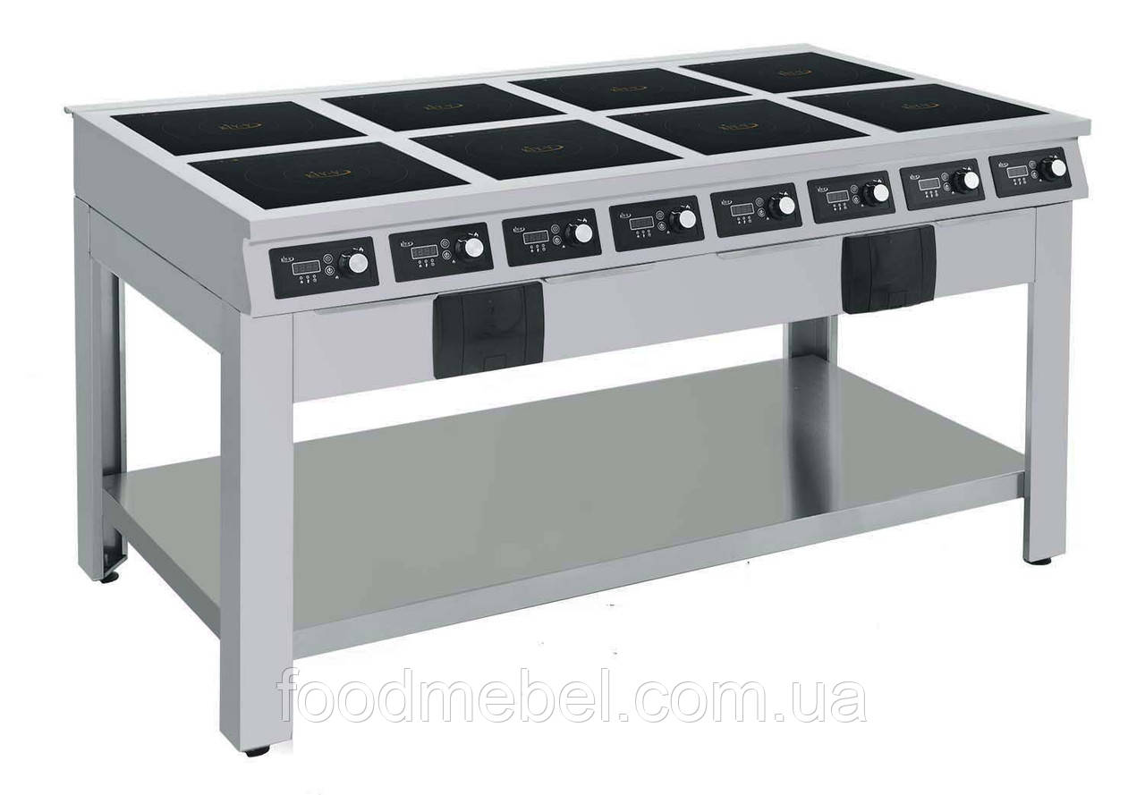 Індукційна плита ПІ-8.2-28 промислова для їдальні, фото 1