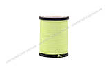 Galaces 1.00 мм яскраво-жовтий (S064) плоский вощений шнур по шкірі, фото 2