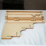 Торгова стійка з фанери. Стійка для товару на 3 полки. Стелаж для ярмарку., фото 7