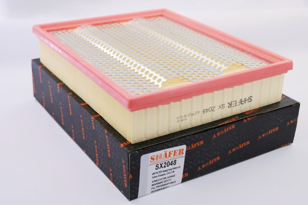 Фільтр повітряний SHAFER SX2048 (SCT SB2273) SsangYong Action I,II, Kyron, Korando, 2.0-2.3, 05-
