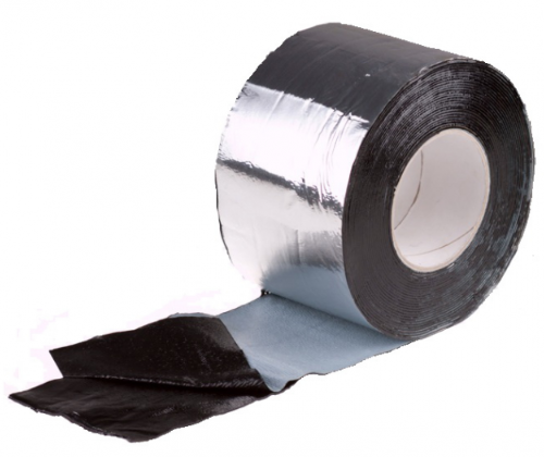 Гідроізоляційна бітумна стрічка PLASTTER алюміній 15 см х 10 м