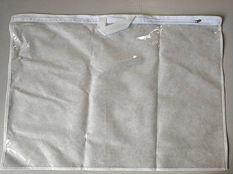 Упаковка для подушки, домашнього текстилю (50х70 см, ПВХ 90, біла, 10 шт/упаковка)