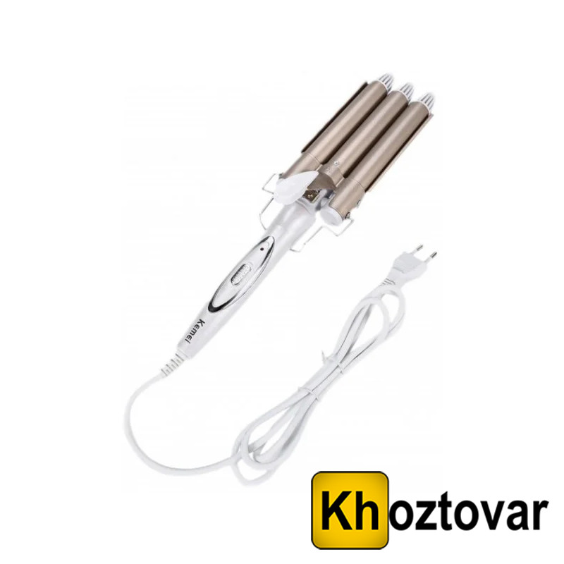 Потрійна плойка Kemei KM-1010