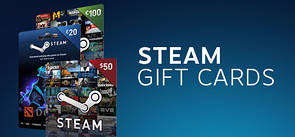 Карти Steam Wallet Cards