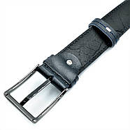 Шкіряний ремінь Weatro Темно-синій nw-rus-m4k-0033, фото 3