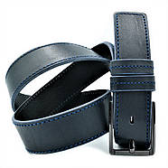 Шкіряний ремінь Weatro Темно-синій nw-rus-m4k-0033, фото 4