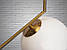 Підвісний скляний світильник з регулюванням висоти пад лампу Е27 колір золото Діаша&Z-200GG, фото 6