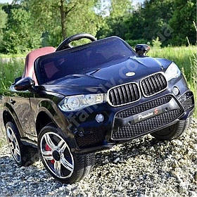 Дитячий електромобіль BMW (2 мотори по 25W, 2 акумулятори, MP3) Baby Tilly FL1538 (T-7830) EVA BLACK Чорний