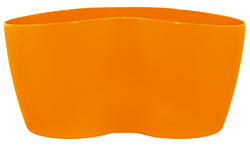 Вазон "Кактусник" для 2 рослин Помаранчевий