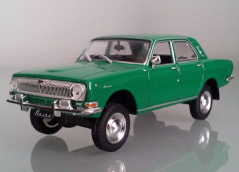 Автолегенди №83 ГАЗ-24-95 "Волга" зелений | Колекційна модель 1:43 | DeAgostini