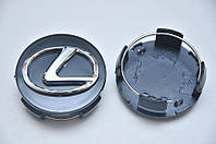 Колпачки/заглушки ЧЕРНЫЕ для дисков Лексус 62мм Lexus