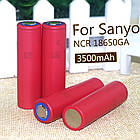 Аккумулятор 18650 Li-Ion Sanyo UR18650GA, 3500mAh, 10A, 4.2/3.6/2.5V, фото 2