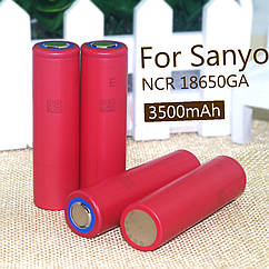Аккумулятор 18650 Li-Ion Sanyo UR18650GA, 3500mAh, 10A, 4.2/3.6/2.5V