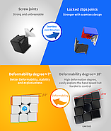 GAN 356 RS Numerical IPG stickerless | Кубик Рубіка 3х3 Ган РС нумерікал без наліпок, фото 8