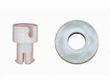 Ролик з тримачом верхнього ящика посудомийної машини Indesit C00104640