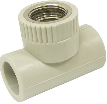 Трійник PP-R з ВР (ЛАТУНЬ) D 20х1/2"