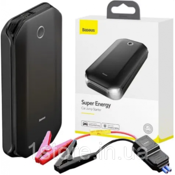Jump Starter Стартер / Пусковий пристрій Baseus Car Jump Starter Super Energy Black