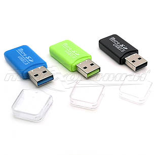 Mini Картридер USB 2.0 microSD Card Reader, фото 2