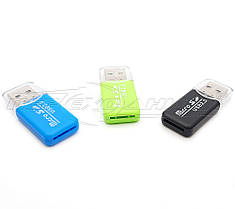 Mini Картридер USB 2.0 microSD Card Reader, фото 2