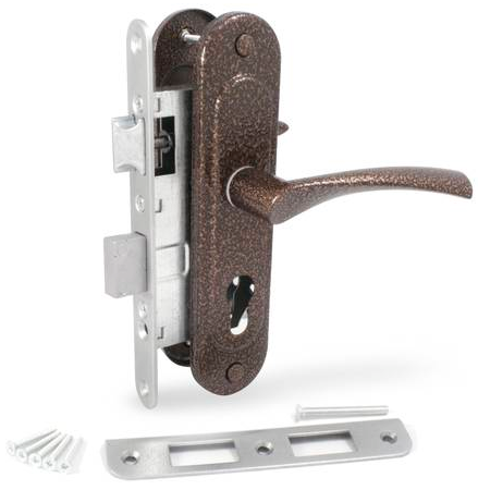 

Замок врезной Арико ЗВ4-У медь (с ручк, б/ц.) (Украина)