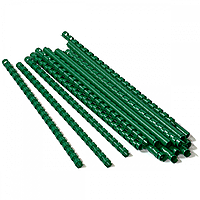 Пружины пластиковые 28 мм зеленые (50 штук)