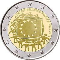 Бельгія 2 євро 2015 «Європейський прапор» UNC