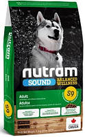 Нутрам S9 Nutram Sound BW Lamb Adult Dog сухой корм с ягнёнком и ячменем для взрослых собак,11,4 кг(S9_11.4kg)