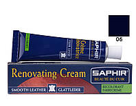 Жидкая кожа Saphir Creme Renovatrice 25 мл цвет темно-синий (06)