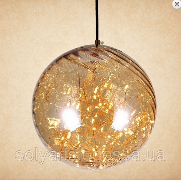 Люстра-підвіс шар 7529763-LED AMBER 25 см