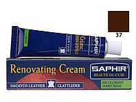 Жидкая кожа Saphir Creme Renovatrice 25 мл цвет средний коричневый (37)