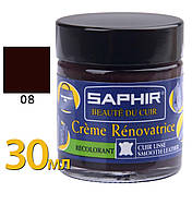Жидкая Кожа - крем Saphir Creme Renovatrice 30 мл цвет бордовый (08)