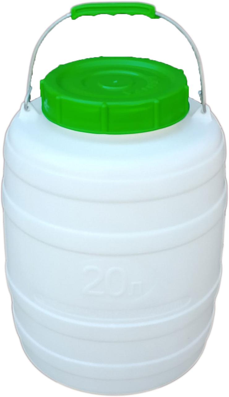 Пластикова Бочка харчова 20 літрів (Леміра)