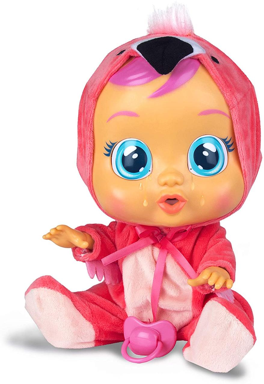 Лялька пупс плакса Cry Babies Fancy The Flamingo Doll Фламінго