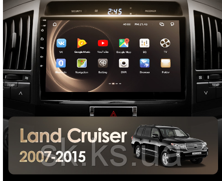 Junsun 4G Android магнітола для Toyota Land Cruiser 11 200 2007-2015