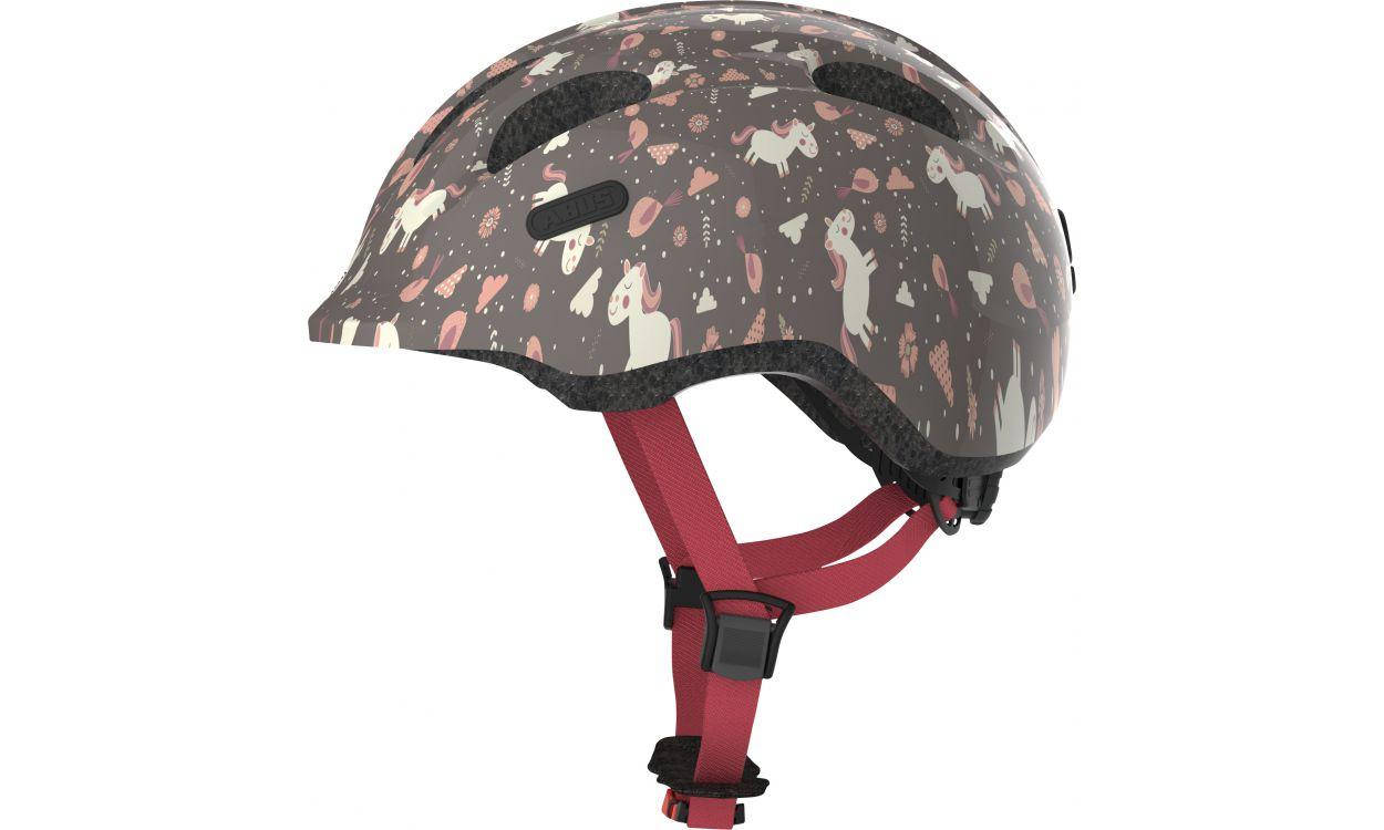 Велосипедний дитячий шолом ABUS SMILEY 2.0 M 50-55 Rose Horse, фото 2
