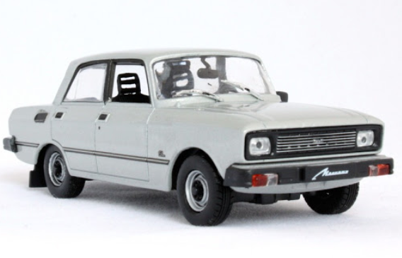 Автолегенди №67 Москвич-2140SL сріблястий | Колекційна модель 1:43 | DeAgostini