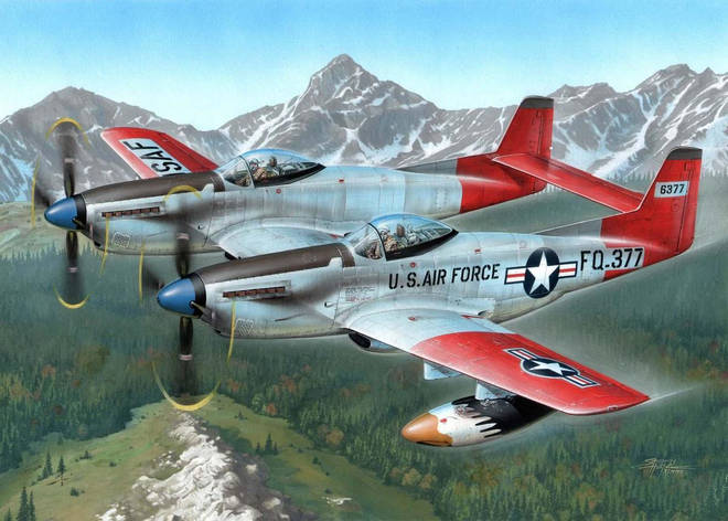 F-82H Twin Mustang "Alaskan All Weather Fight. Модель-копія в масштабі 1/72. SPECIAL HOBBY SH72203, фото 1
