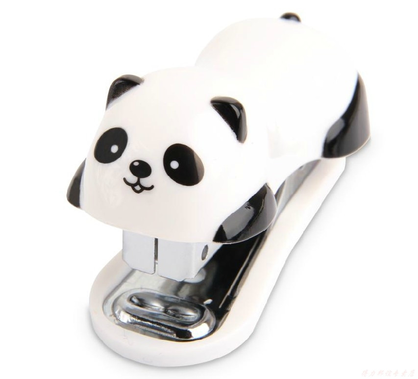 Степлер Deli 0453E мікс Набір №10 12ар пласт міні-розм "Панда" зі скобами