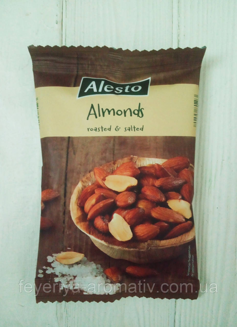 Смажений мигдаль Alesto Almonds roasted & salted 150 г