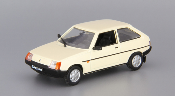 Автолегенди №63 ЗАЗ-1102 "Таврія" світло-бежевий | Колекційна модель 1:43 | DeAgostini