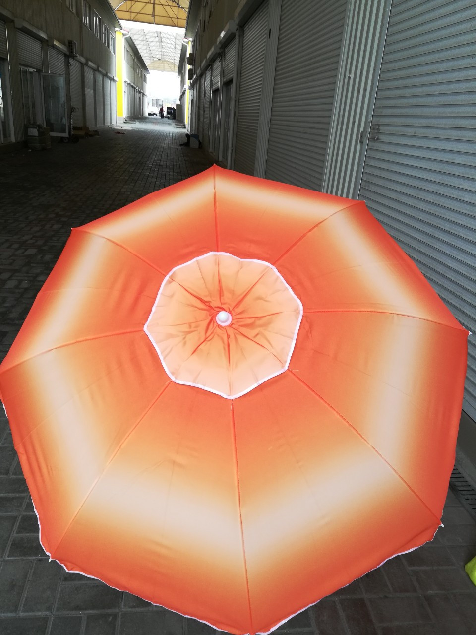 Зонт пляжный с наклоном и клапаном (брезентовый) 1,75м - фото 8 - id-p1218307321