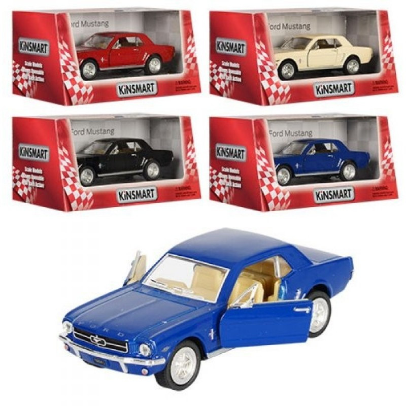 Ford Mustang 1964 металева машина інерційна модель KINSMART 5351. pro