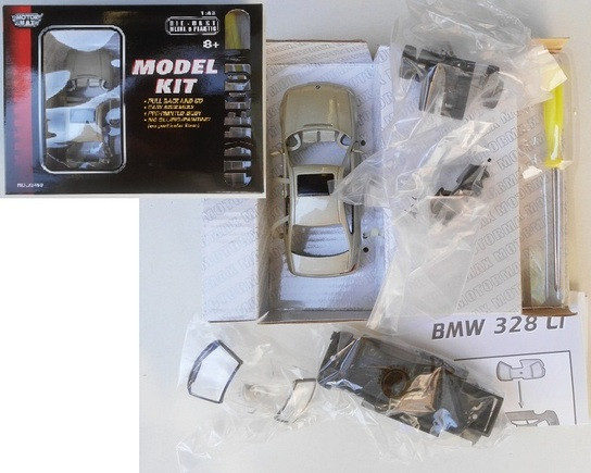 Машина метал. модель BMW328 М1:43 конструктор. pro