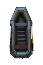 Лодка надувная пвх Лисичанка F280C трехместная с настилом