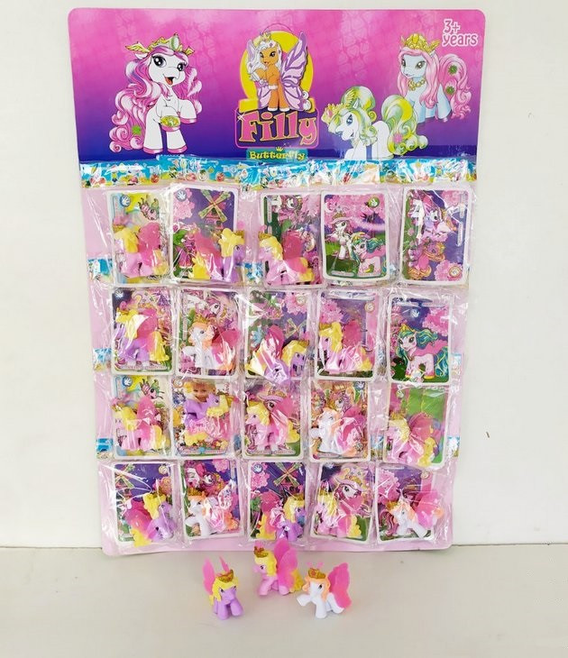 Поні ВЕ01 фігурка з карткою PONY, див. опис
